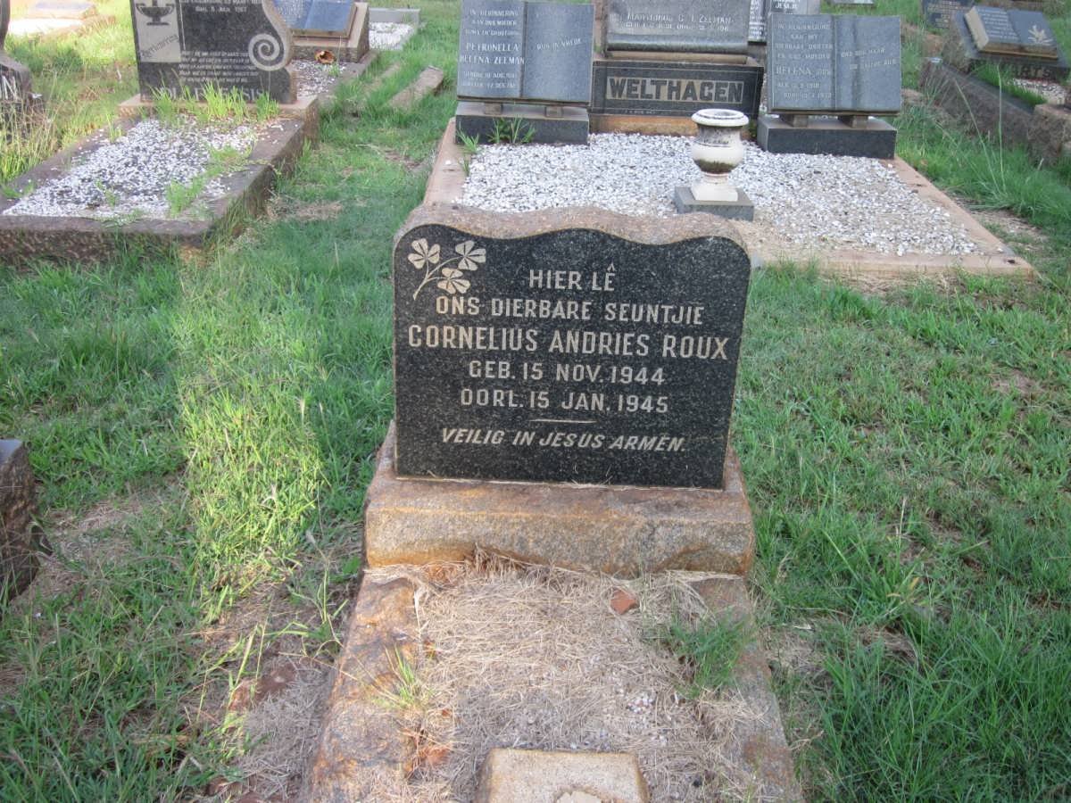 ROUX Cornelius Andries 1944-1945