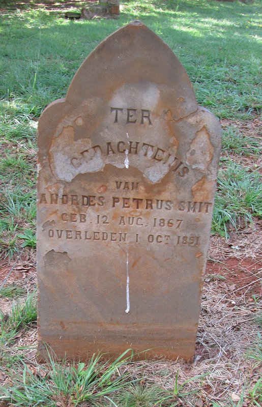 SMIT Andredes Petrus 1867-1891