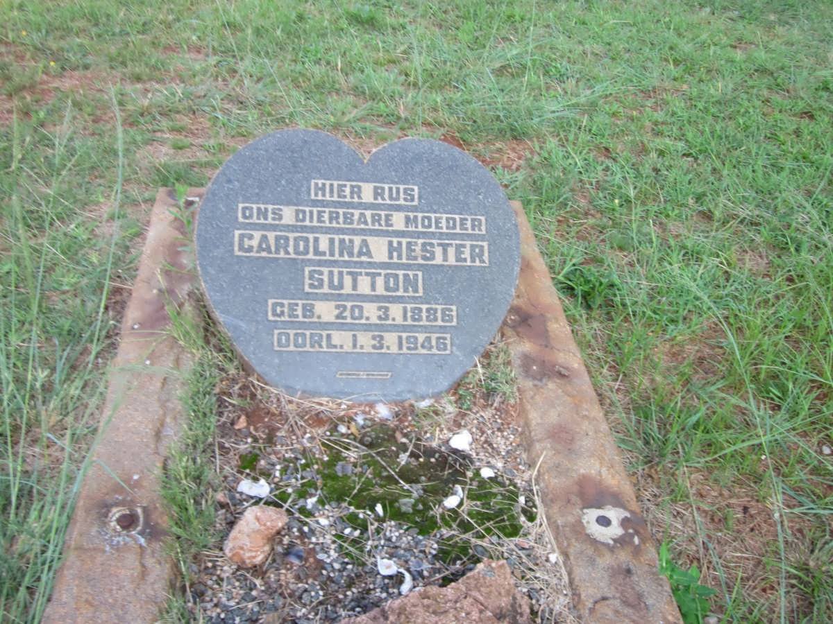 SUTTON Carolina Hester 1886-1946