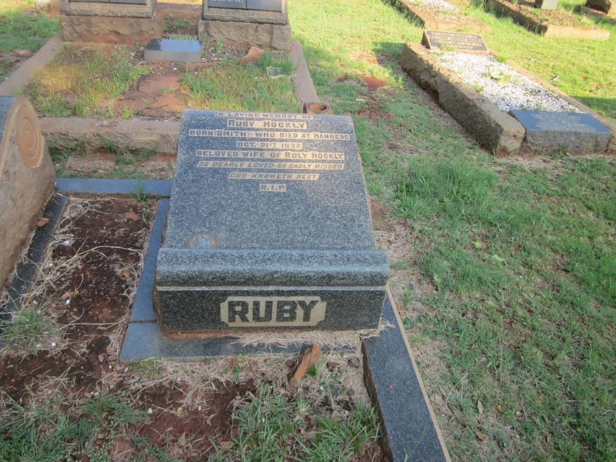 HOCKLY Ruby nee SMITH -1937
