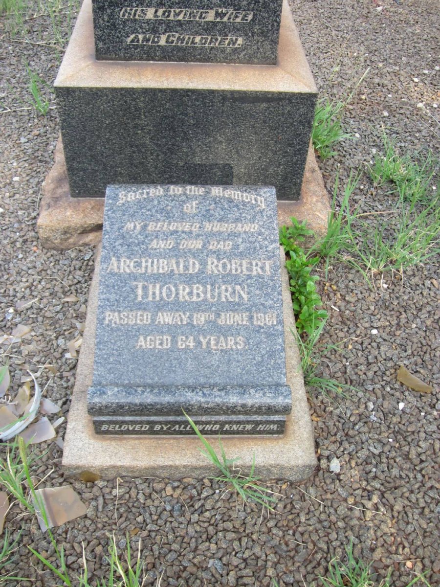 THORBURN Archibald Robert -1961