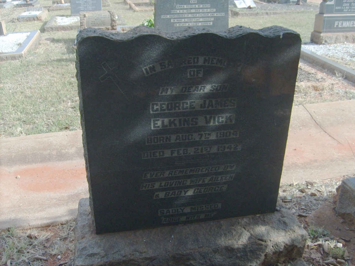 VICK George James 1904-1942