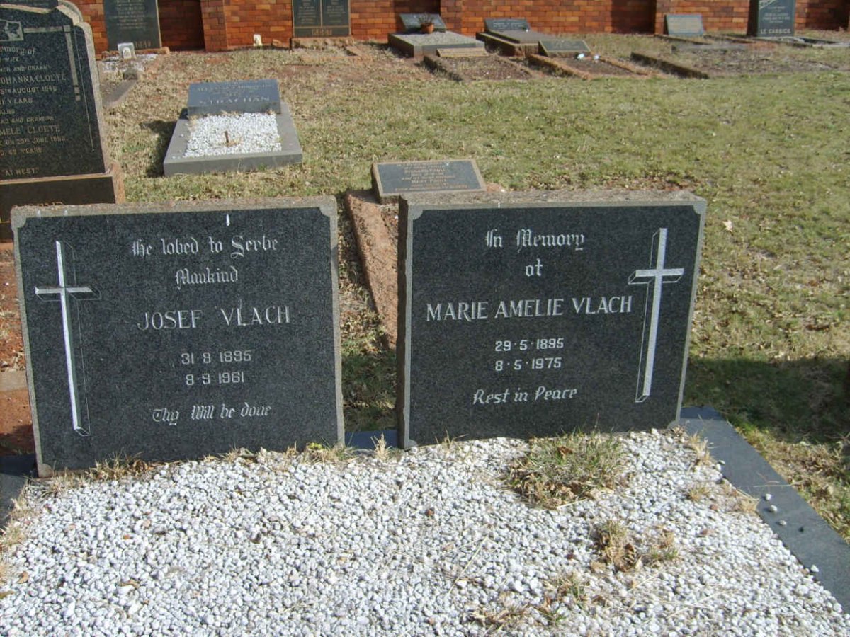 VLACH Josef 1895-1961 &amp; Marie Amelie 1895-1975