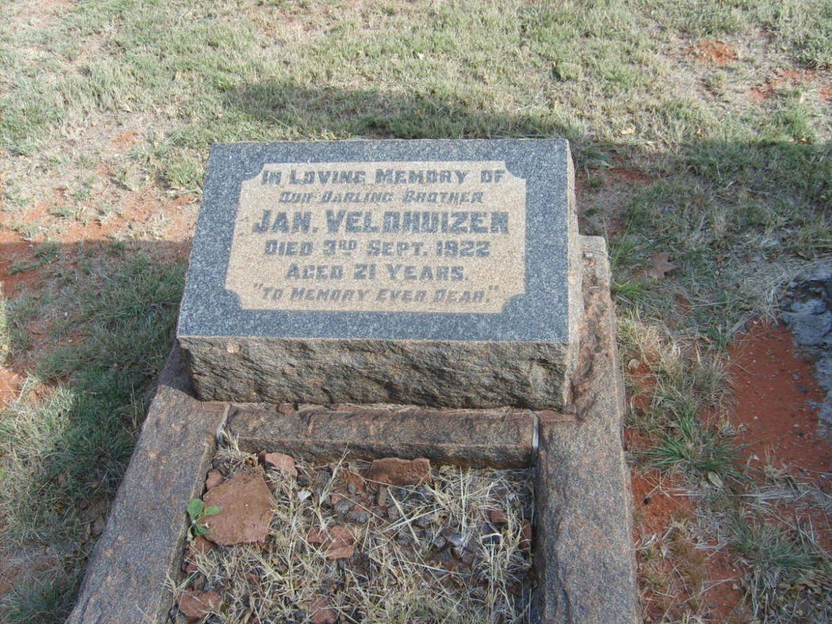 VELDHUIZEN Jan -1922