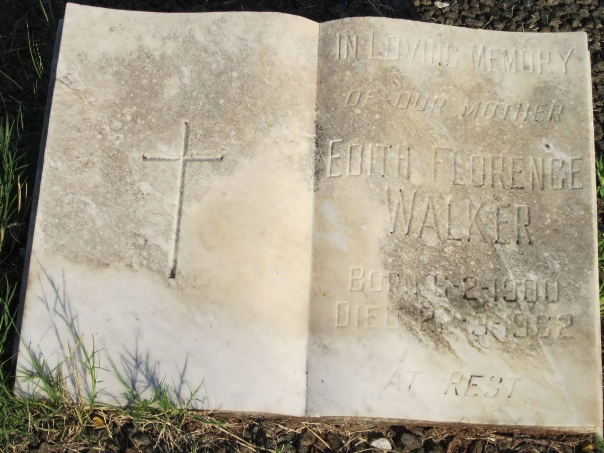 WALKER Edith Florence 1900-1962