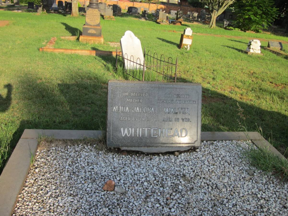 WHITEHEAD Walter &amp; Alida Jacoba 