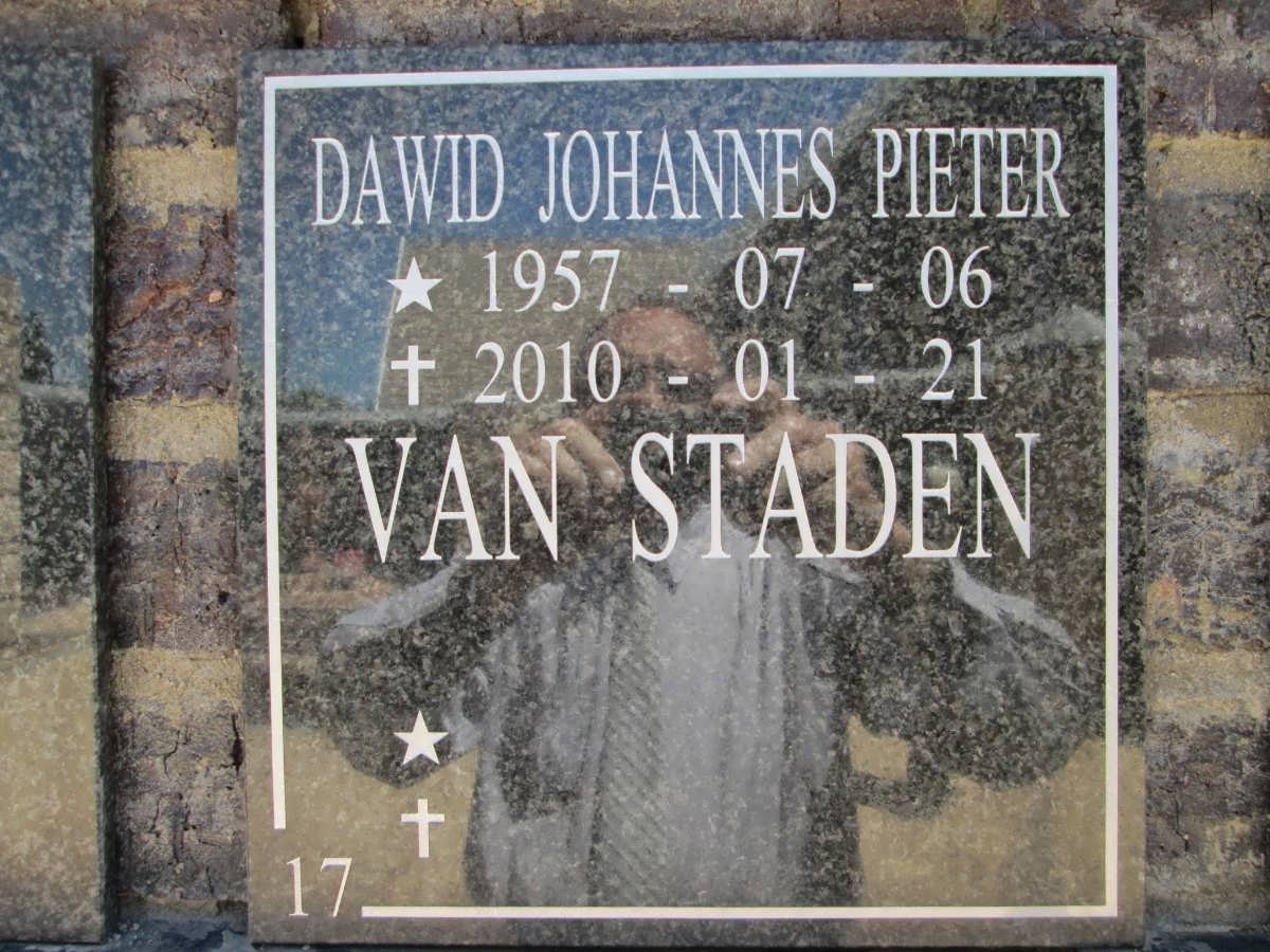 STADEN Dawid Johannes Pieter, van 1957-2010