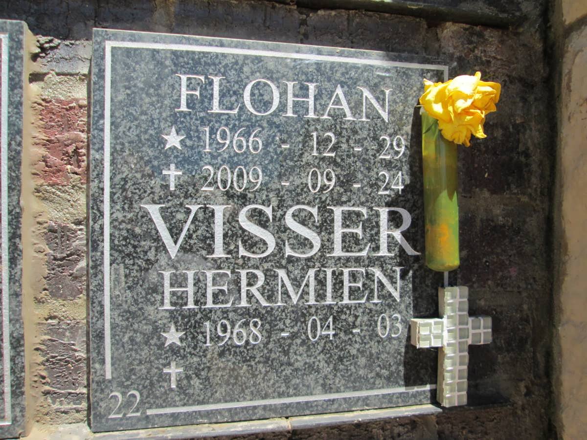 VISSER Flohan 1966-2009 &amp; Hermien 1968-