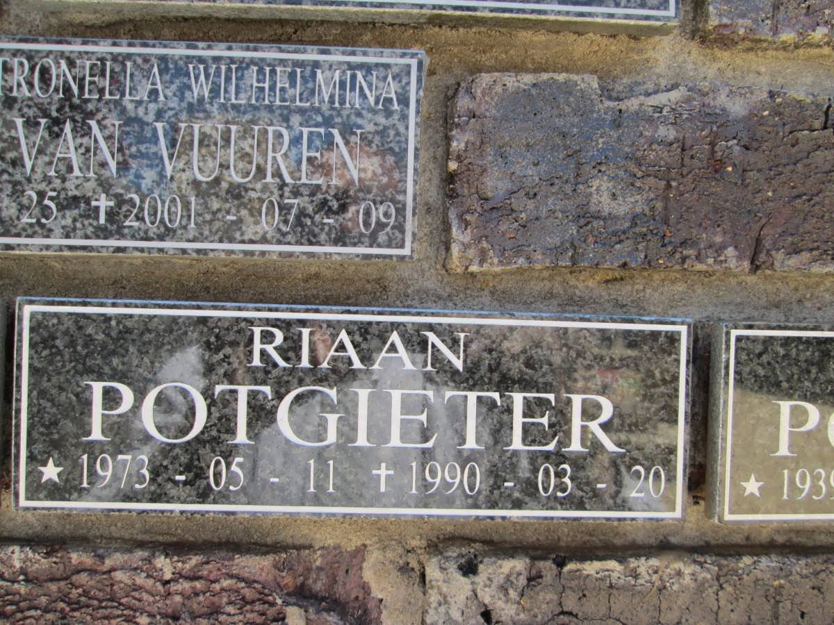 POTGIETER Riaan 1973-1990
