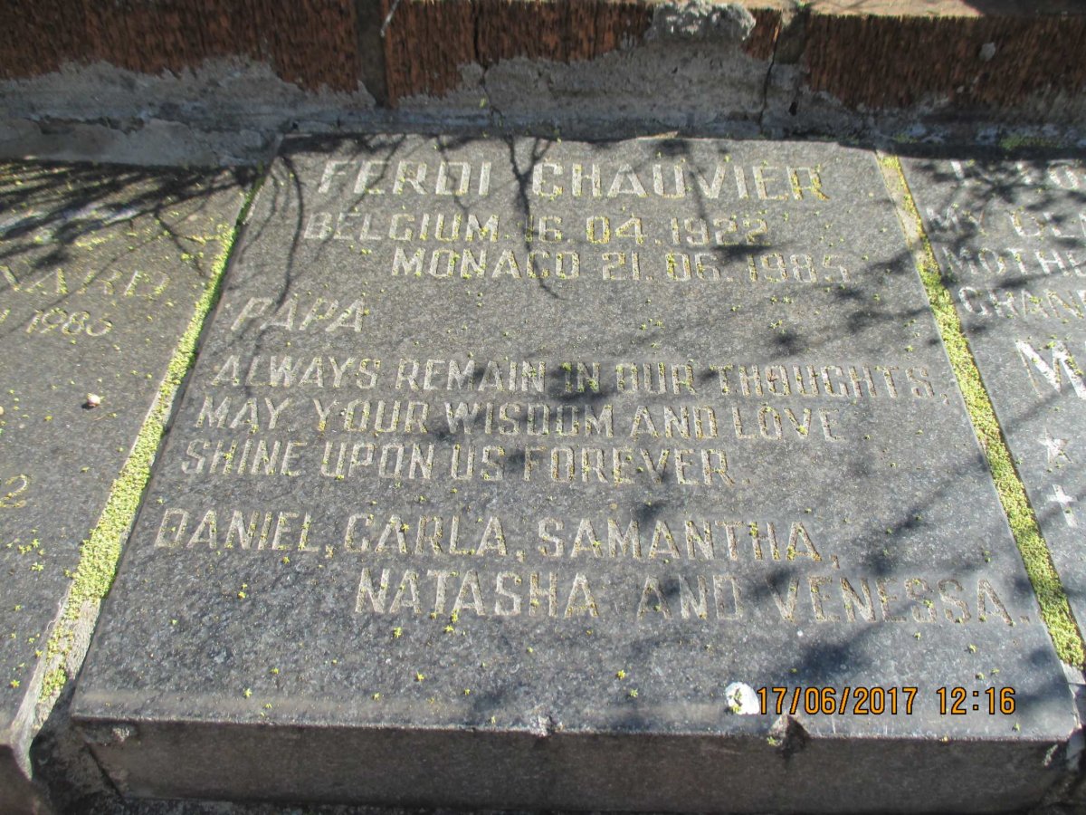 CHAUVIER Ferdi 1922-1985