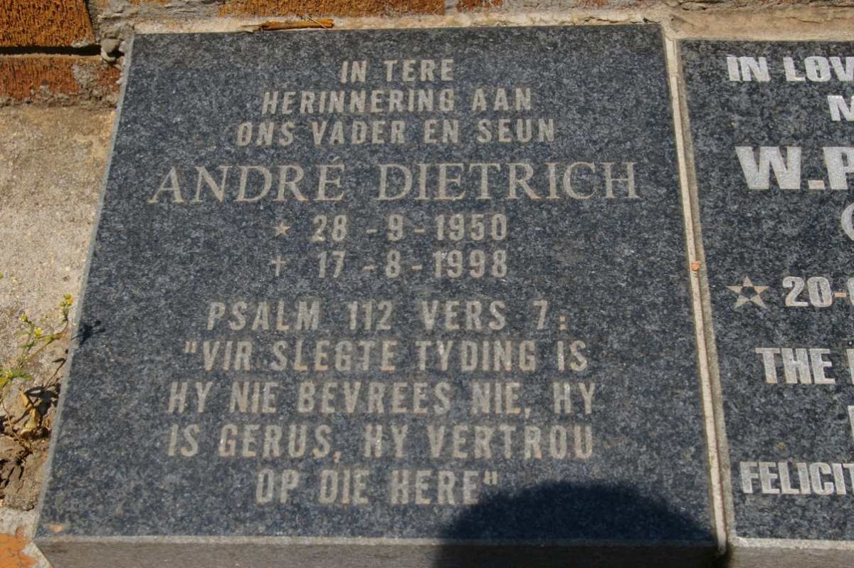 DIETRICH André 1950-1998