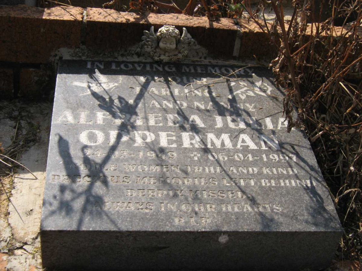 OPPERMAN Alfrieda Julia 1919-1997