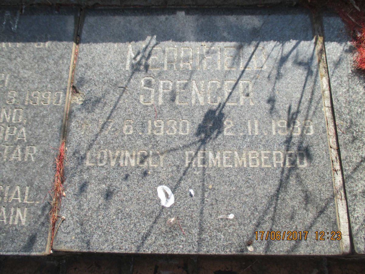 SPENCER Merrifield 1930-1989