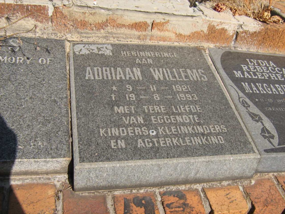 WILLEMS Adriaan 1921-1993