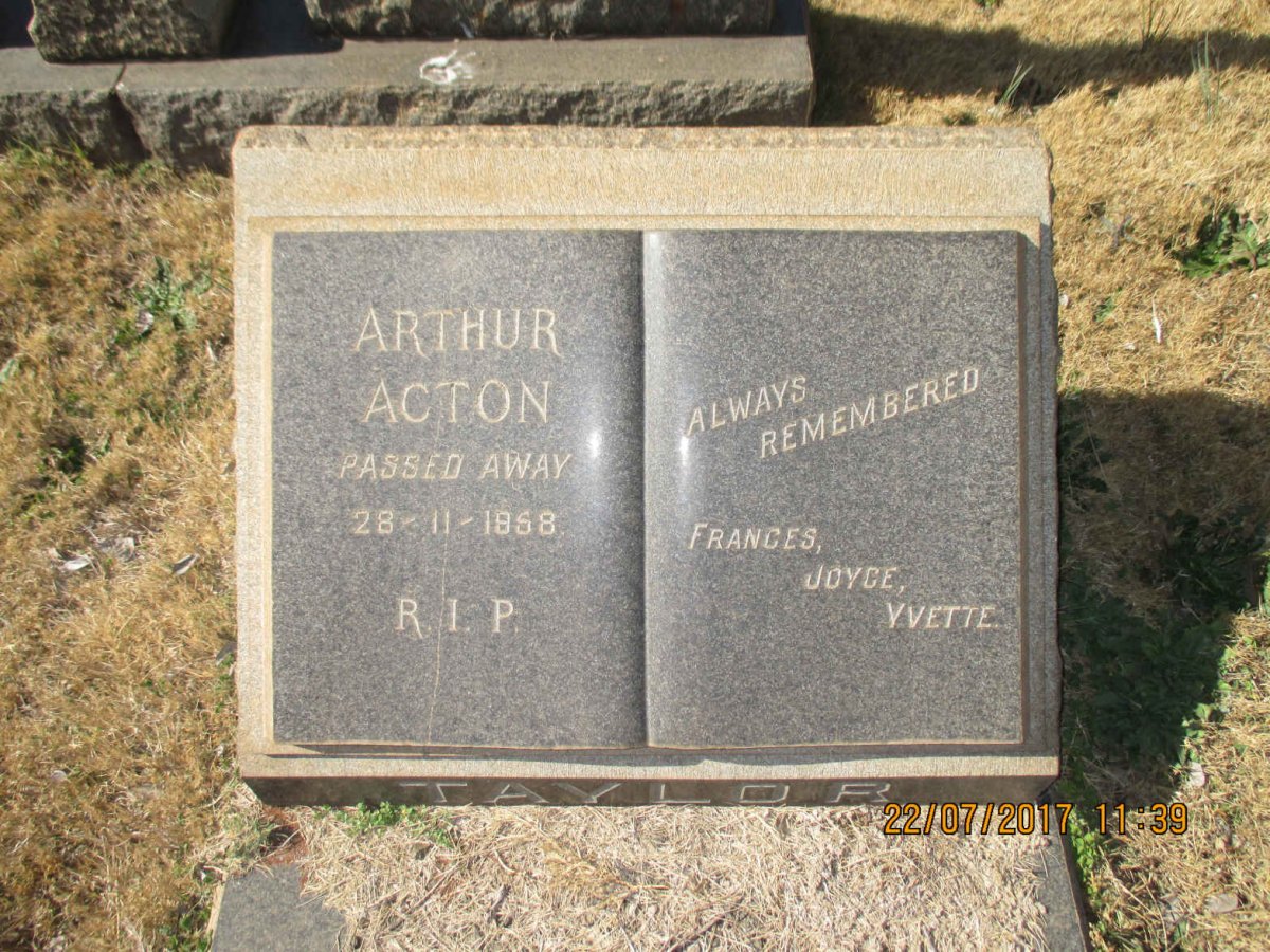 ACTON Arthur -1958
