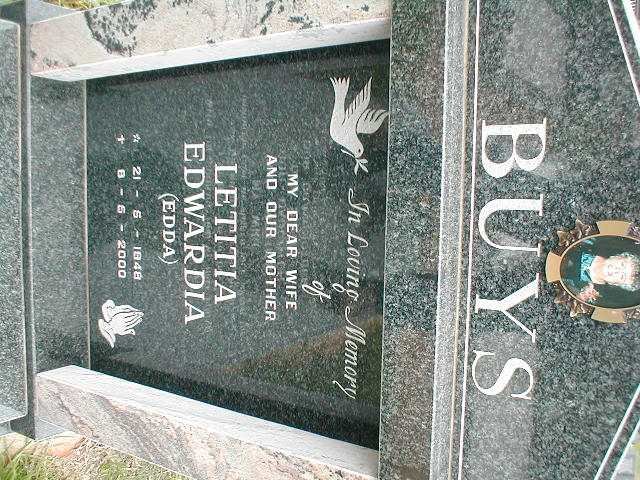 BUYS Letitia Edwardia 1948-2000
