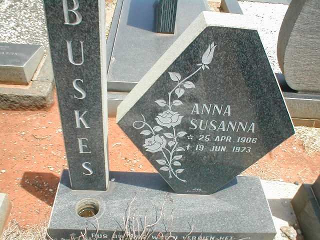 BUSKES Anna Susanna 1906-1973