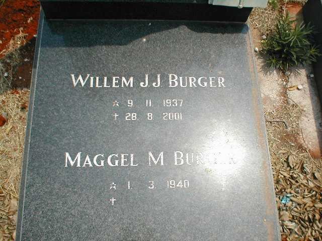 BURGER Willem J.J. 1937-2001 &amp; Maggel M. 1940-