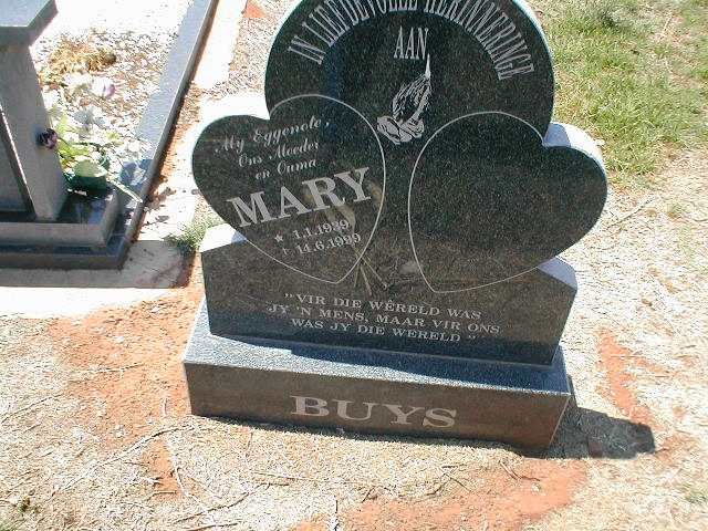 BUYS Mary 1939-1999