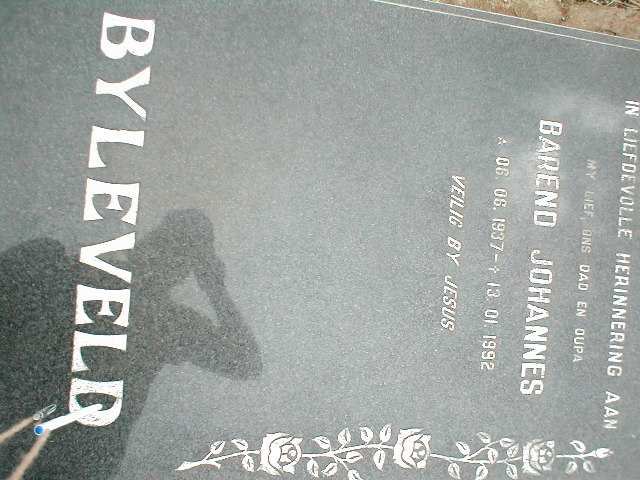 BYLEVELD Barend Johannes 1937-1992