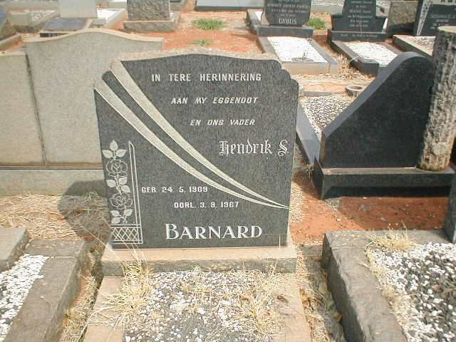 BARNARD Hendrik S. 1909-1967