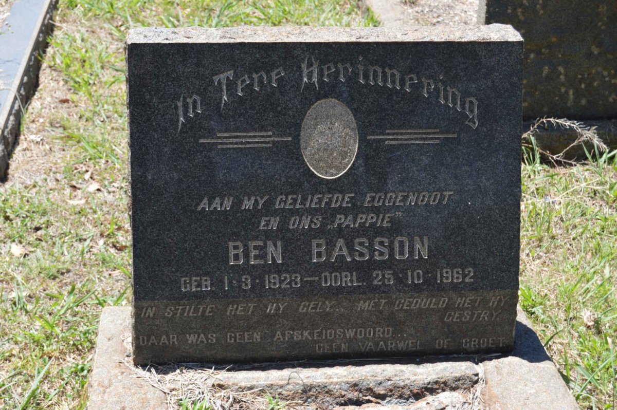BASSON Ben 1923-1962