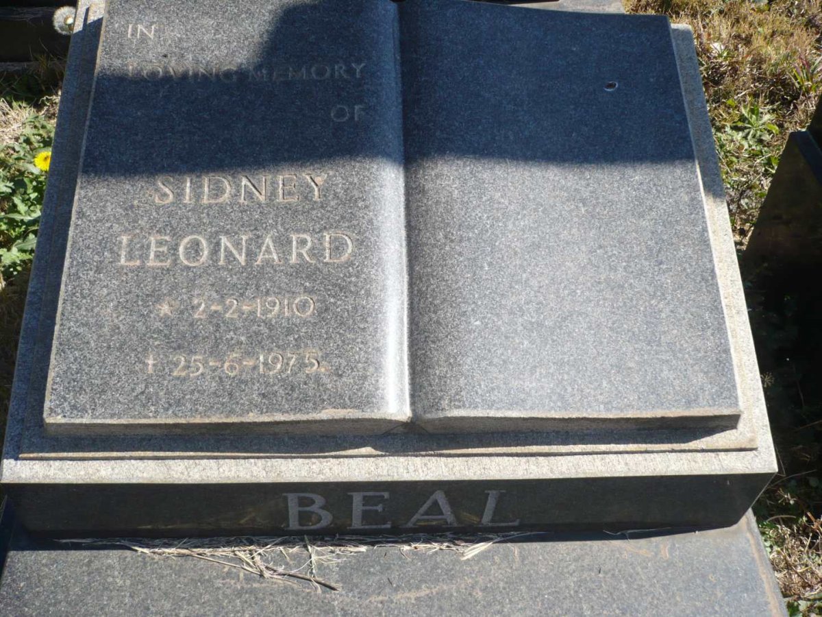 BEAL Sidney Leonard 1910-1975