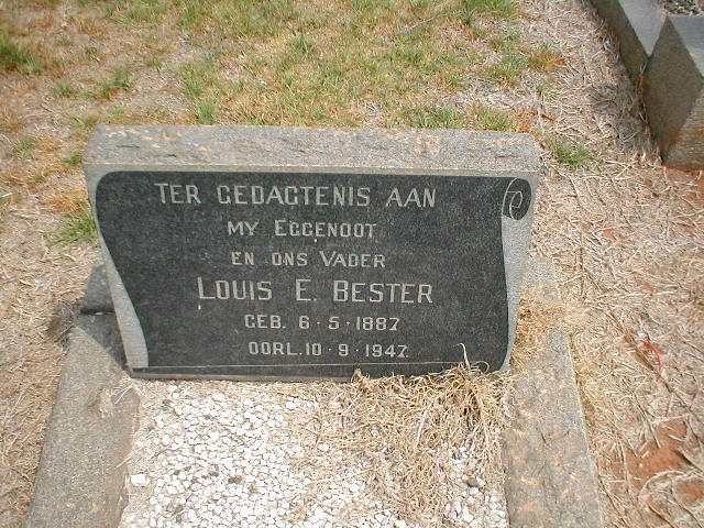 BESTER Louis E. 1887-1947