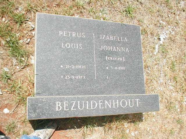 BEZUIDENHOUT Petrus Louis 1905-1979 &amp; Isabella Johanna KRUGER 1918-
