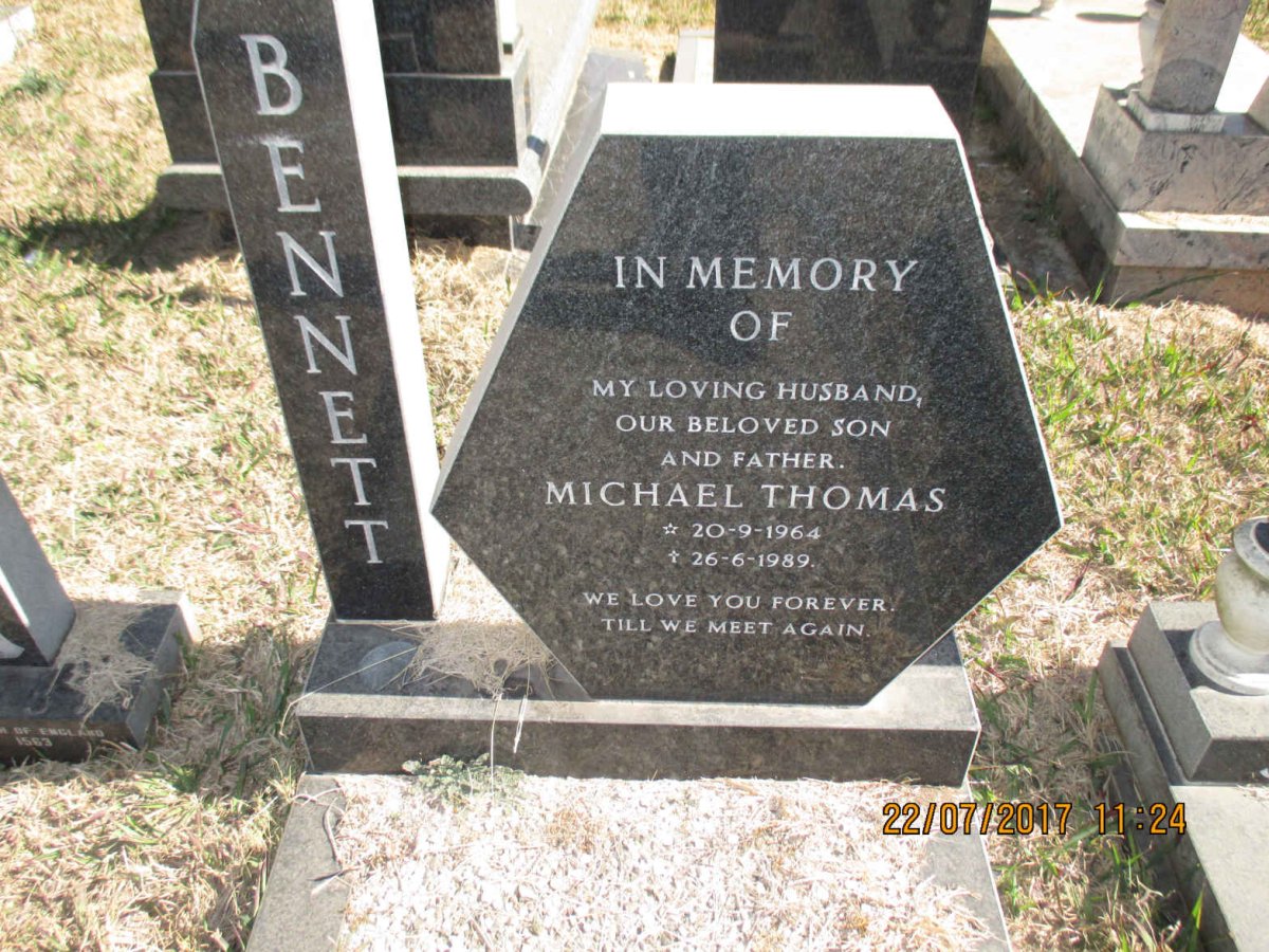 BENNETT Michael Thomas 1964-1989