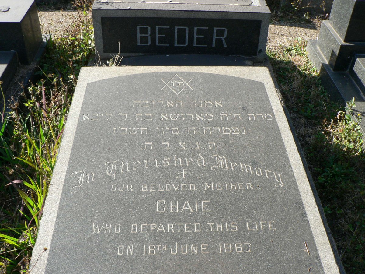 BEDER Chaie -1967