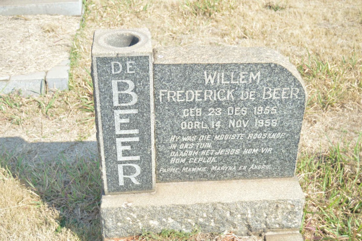 BEER Willem Frederick, de 1955-1958
