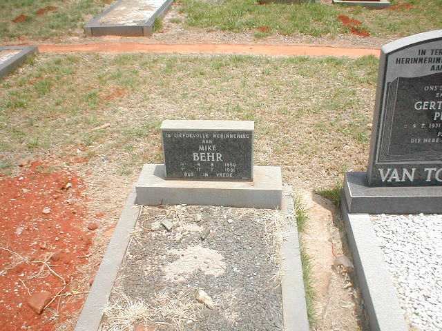 BEHR Mike 1930-1981
