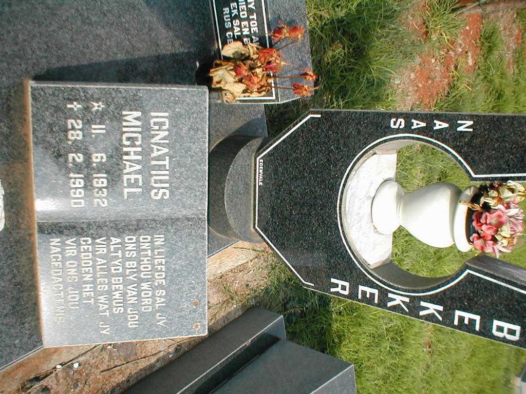 BEKKER Ignatius Michael 1932-1990
