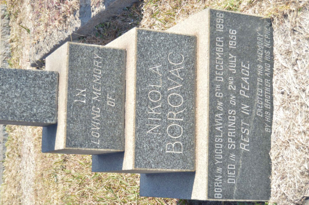 BOROVAC Nikola 1896-1956