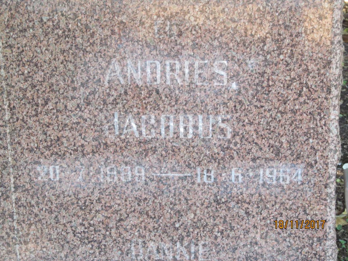BOTHMA Andries Jacobus 1889-1964 &amp; Maria Magdalena Susanna 1893-1963