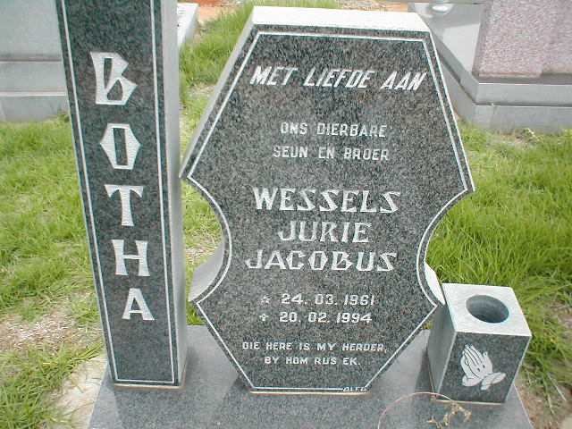 BOTHA Wessels Jurie Jacobus 1961-1994