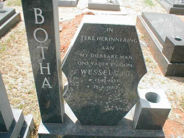 BOTHA Wessels J.J. 1933-1980