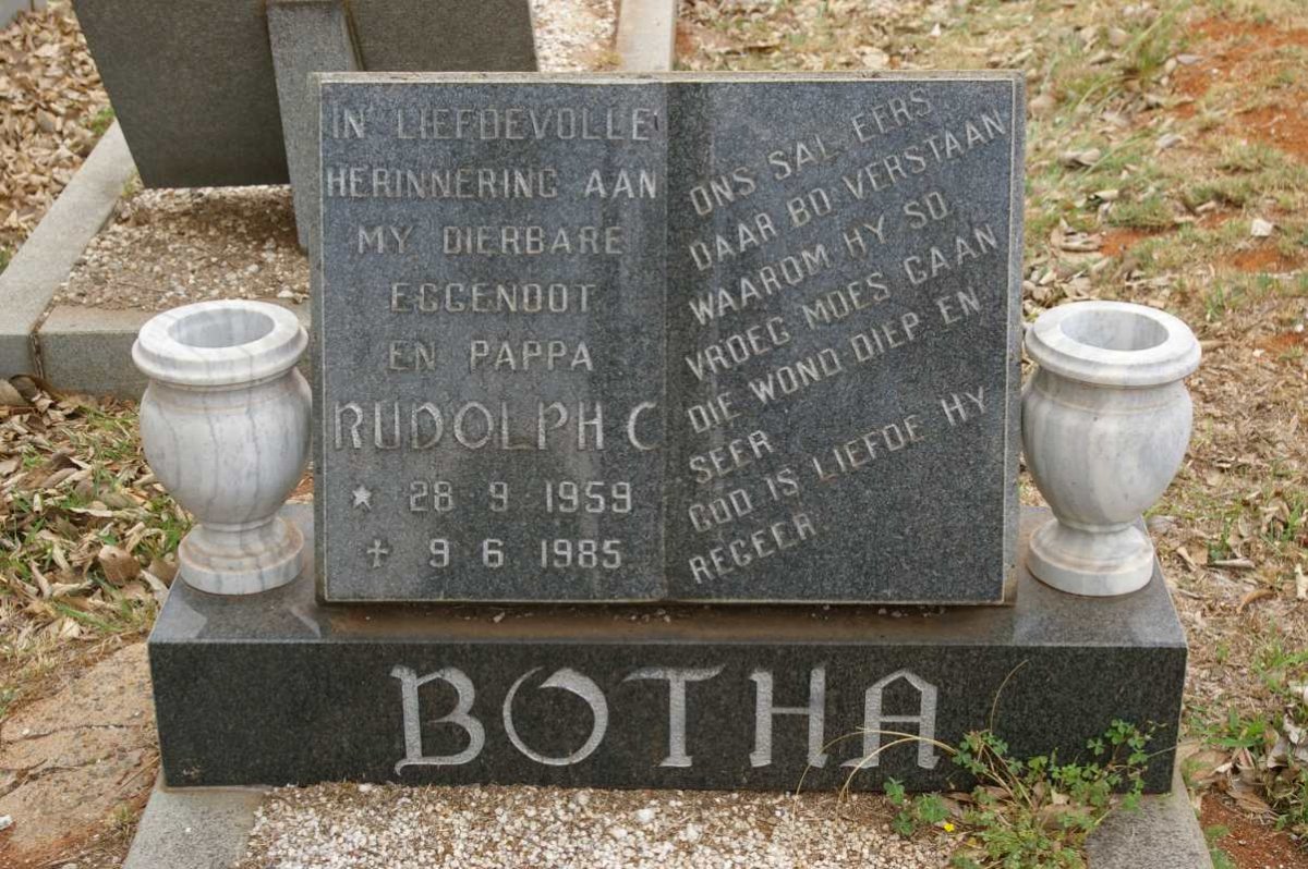 BOTHA Rudolph C. 1959-1985