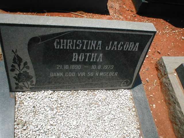 BOTHA Christina Jacoba 1890-1973