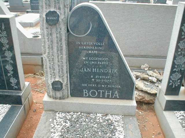 BOTHA Jan Hendrik 1949-1977