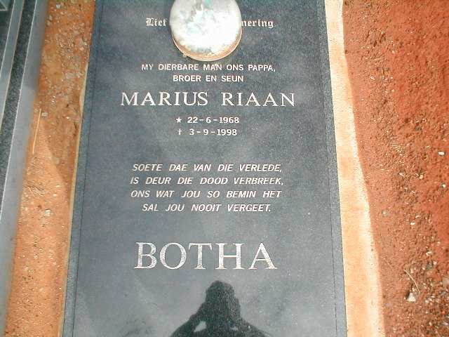 BOTHA Marius Riaan 1968-1998