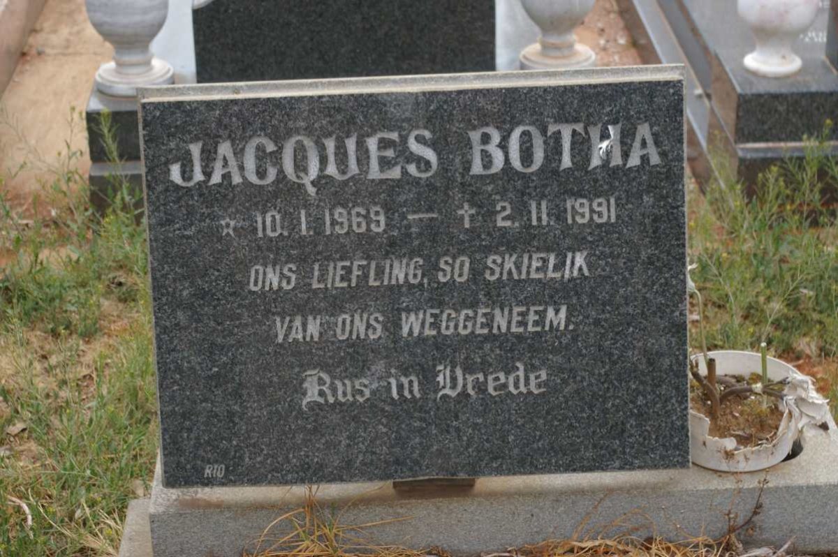 BOTHA Jacques 1969-1991