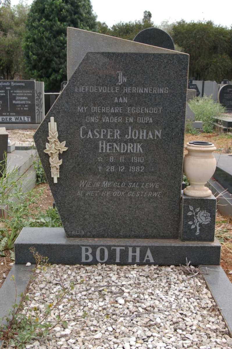 BOTHA Casper Johan Hendrik 1910-1982