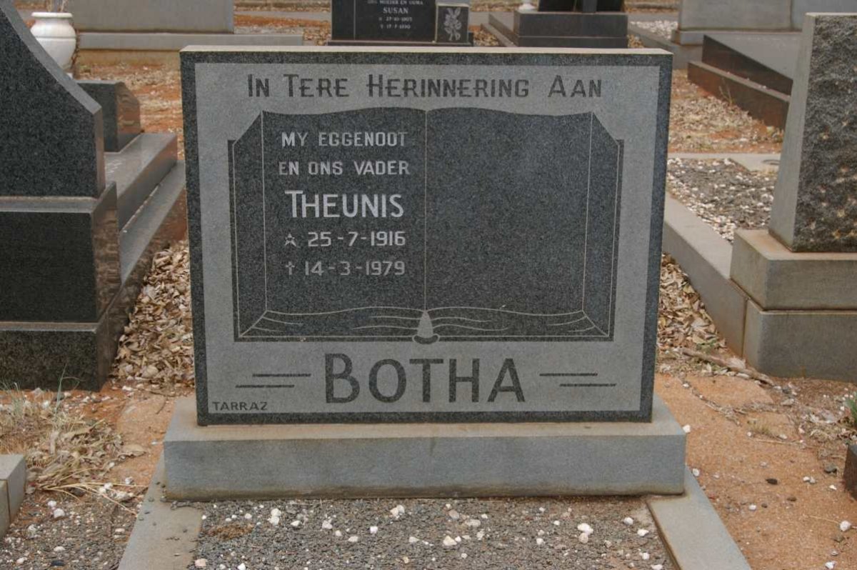 BOTHA Theunis 1916-1979