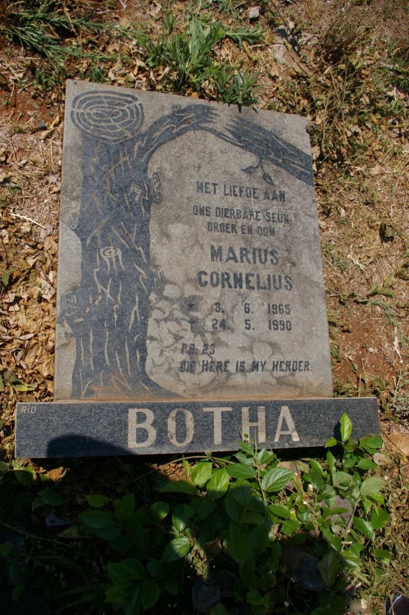 BOTHA Marius Cornelius 1965-1990