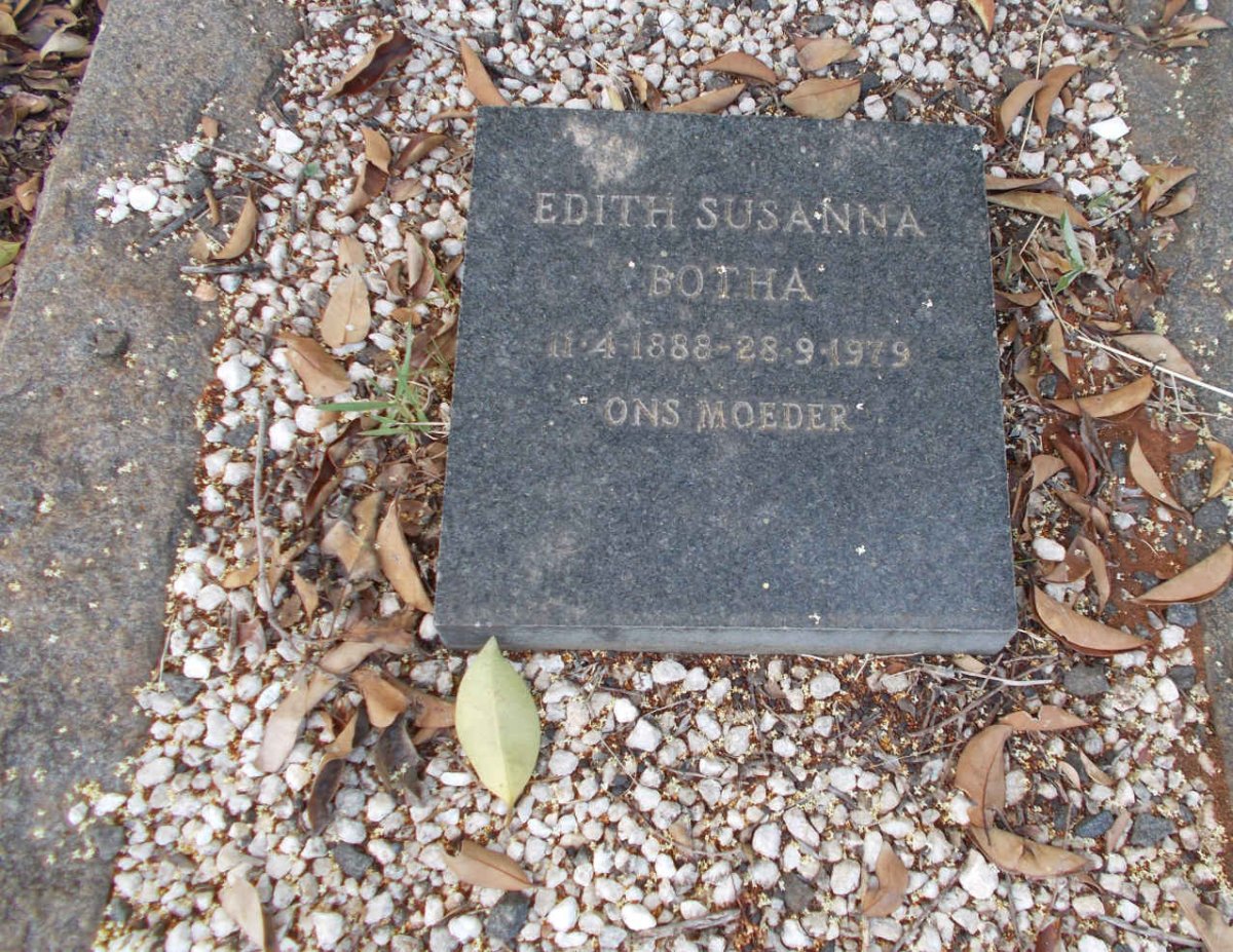 BOTHA Edith Susanna 1888-1979