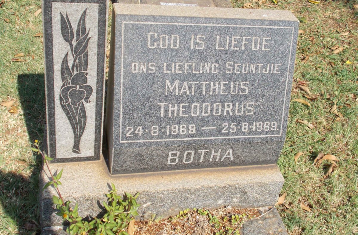 BOTHA Mattheus Theodorus 1969-1969
