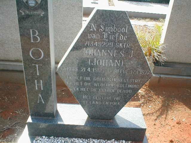 BOTHA Johannes J. 1955-1977