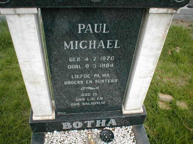 BOTHA Paul Michael 1970-1994